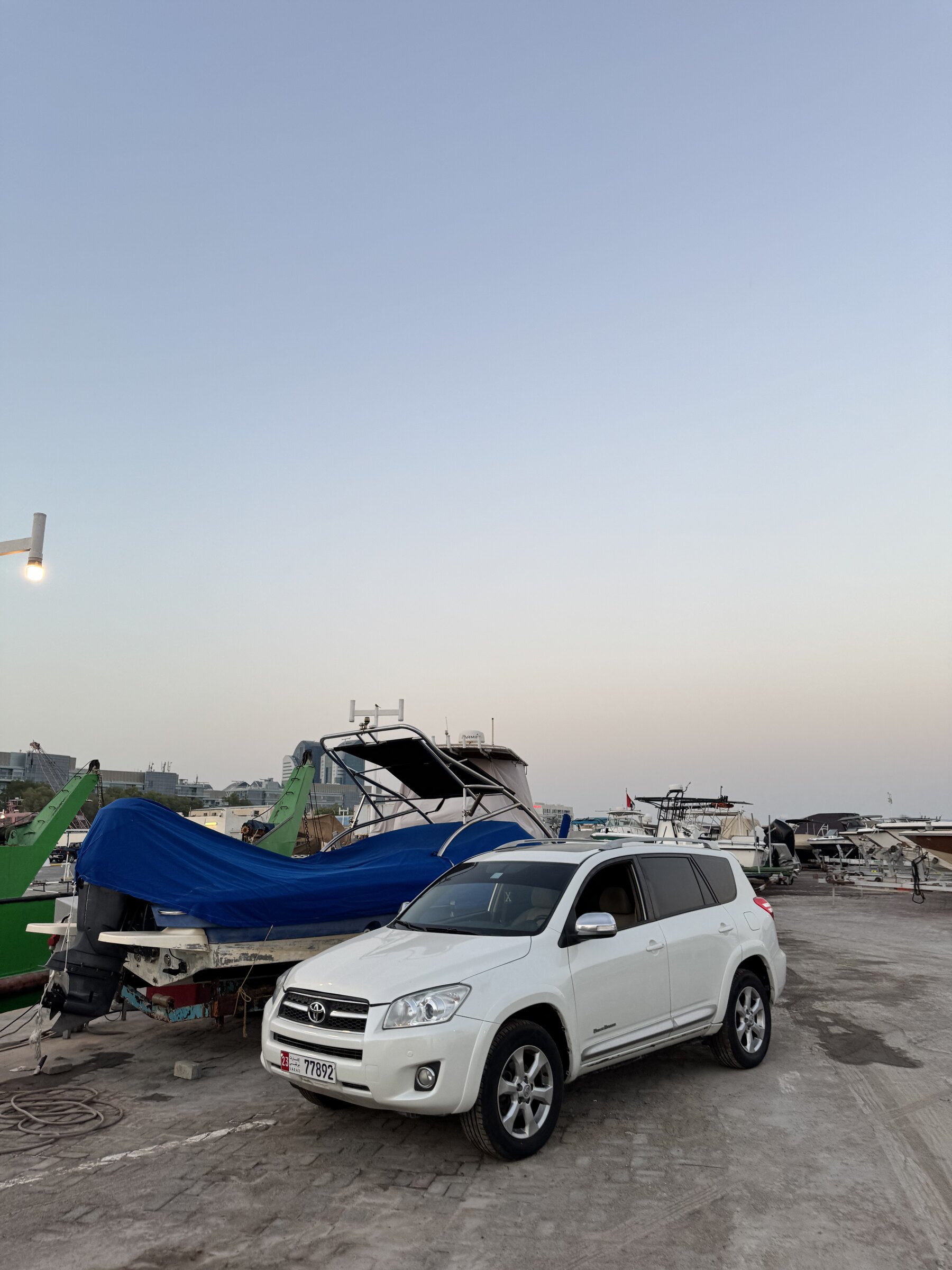 Marina at dusk